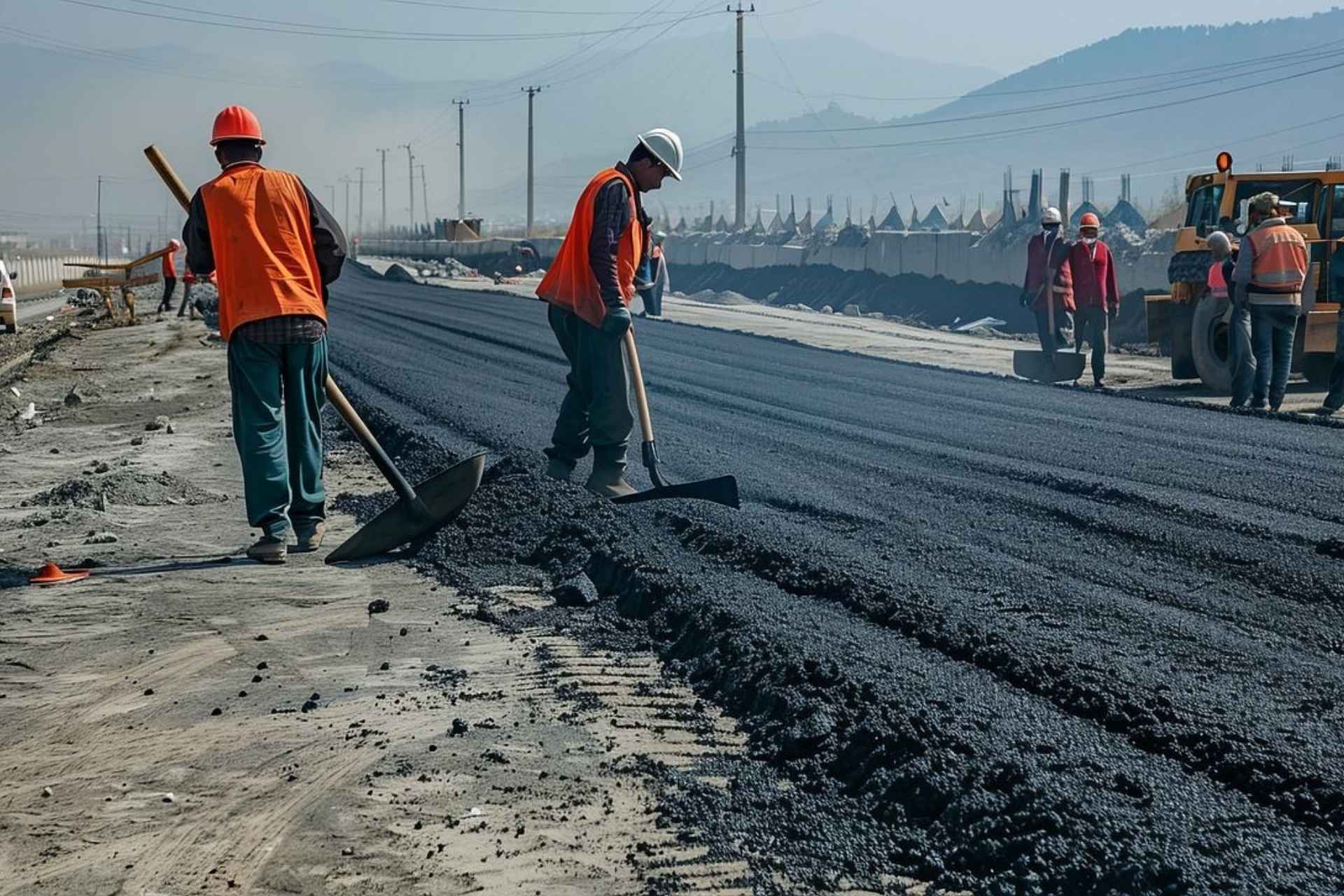 Construction of Vettamangalam to Mariyanvilai Road